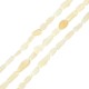Tube de Perles de Bambou Corail (~5-13 mm Ø~0.5 mm (~46 Pièces)