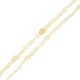 Coral Bamboo Bead Tube (~5-13mm Ø~0.5mm (~46pcs)