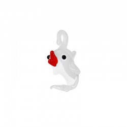 Glass Charm Dolphin 21x15mm
