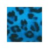 Leopardato Turchese/Nero