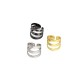 Orecchino Earcuff in Metallo Ottone 9x10mm