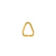 Steel Jump Ring Triangle 10.5x8.2mm/1.1mm