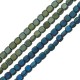 Hematite Bead Square Flat 3mm (Ø0.9mm) (133pcs) (40cm)