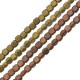 Hematite Bead Square Flat 3mm (Ø0.9mm) (133pcs) (40cm)