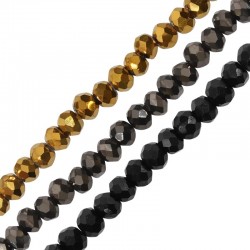 Crystal Bead Faceted 3.2mm (~165pcs)