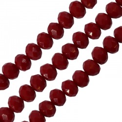 Crystal Bead Faceted 8x4mm (~70pcs)