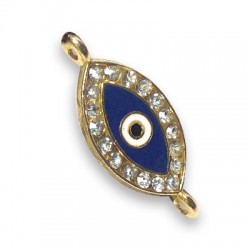 Œil en Zamak Émaillé 10 x 21 mm 2 Anneaux
