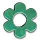 Ceramic Pendant Flower w/ Enamel 45mm (Ø16mm)