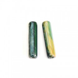 Enamel Ceramic Slider Tube 10x40mm (Ø 4mm)