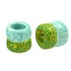 Tubo Passante in Ceramica Smaltata Craccata 19x10mm( Ø 11mm)