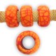 Tubo Passante in Ceramica Smaltata Craccata 19x10mm( Ø 11mm)