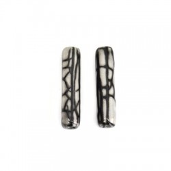 Ceramic C rackled Slider Tube 10x40mm (Ø 4mm)