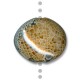 Enameled Ceramic Bead Round Flat 30mm Ø5mm