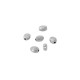Stainless Steel 316 Bead Oval 6.5x8mm Ø1.5mm