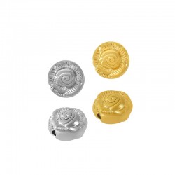 Stainless Steel 316 Slider Bead Flower 10.3mm (Ø1.5mm)
