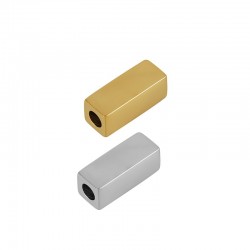 78081146 Tube Coulissant Carré en Acier Inoxydable 304 6 x 15 mm Ø 3.2 mm
