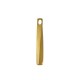 Barre Pendentif Torsadée en Acier Inoxydable 304 5 x 40 mm Ø 2.8 x 4.3 mm