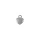 Charm cœur en Acier Inoxydable 304 7 x 6 mm