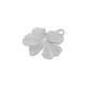 Stainless Steel 304 Pendant Flower 27x24mm