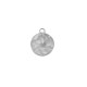 Stainless Steel 304 Charm Round Hammered 8mm