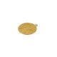 Stainless Steel 304 Charm Round Hammered 14mm