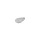 Stainless Steel 304 Charm Teardrop Hammered 7x11mm