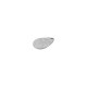 Breloque en Acier Inoxydable 304 Martelée en Forme de Goutte 7 x 11 mm