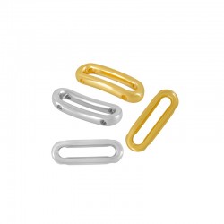 Zamak Slider Oval Rectangle 20x4mm (Ø1.7mm)
