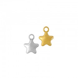 Zamak Charm Star 12mm