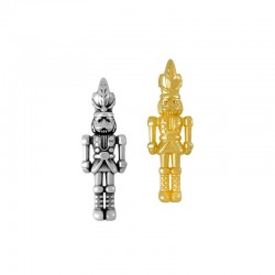 Zamak Pendant Nutcracker Soldier 12x36mm