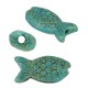 Ceramic Slider Fish 26x12mm (Ø2.2mm)