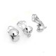 Orecchino in Metallo Ottone Rotondo a Clip 9x15mm