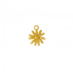 Zamak Charm Flower 12mm