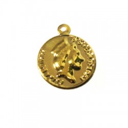 Metal Coin 15mm 1 Ring