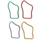 Pendente in Metallo Zama Irregolare Effetto Gomma 30x48mm