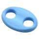 Intercalaire en Métal Zamak couverture caoutchouk 14,5x10mm