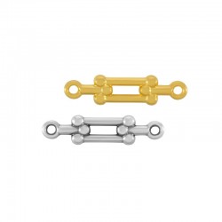 Zamak Connector Rectangle 17x6mm