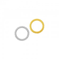 Zamak Ring Twisted 12mm