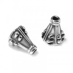 Coppetta Copriperla in Metallo Zama 8x10mm (Ø 5.6mm)