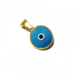 Colgante de Plata 925 Ojo Redondo 12mm