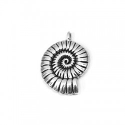 Zamak Pendant Shell 27x31mm