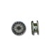 Passante in Metallo Zama Rotondo con Strass 10mm (Ø3mm)