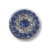Rhodium/Bleu foncé