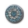 Rhodium/Turquoise