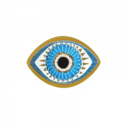 Plexi Acrylic Pendant Evil Eye 45x32mm