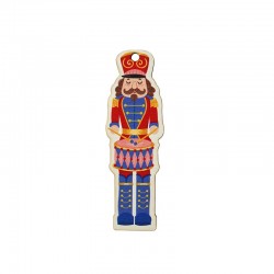 Wooden Pendant Nutcracker Soldier 23x70mm