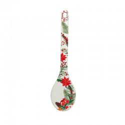 Wooden Ladle w/ Flowers & Pomegranate 56x223mm