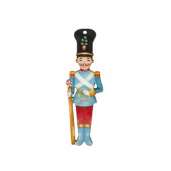 Wooden Pendant Nutcracker Soldier 28x85mm