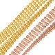 Maglia di Catena a Pallini Diamantata in Ottone 4 File 6.5mm