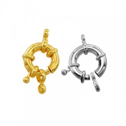 Brass Clasp Round 13mm
